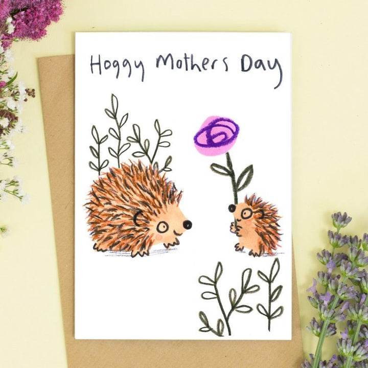 Jo Clark Design: Greeting Card Hoggy Mothers Day