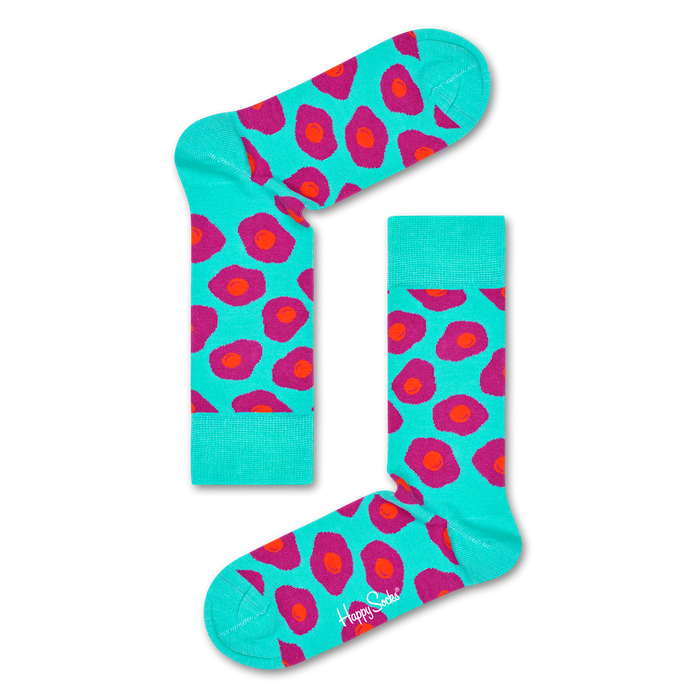 Happy Socks: Sunny Side Up Blue Pink