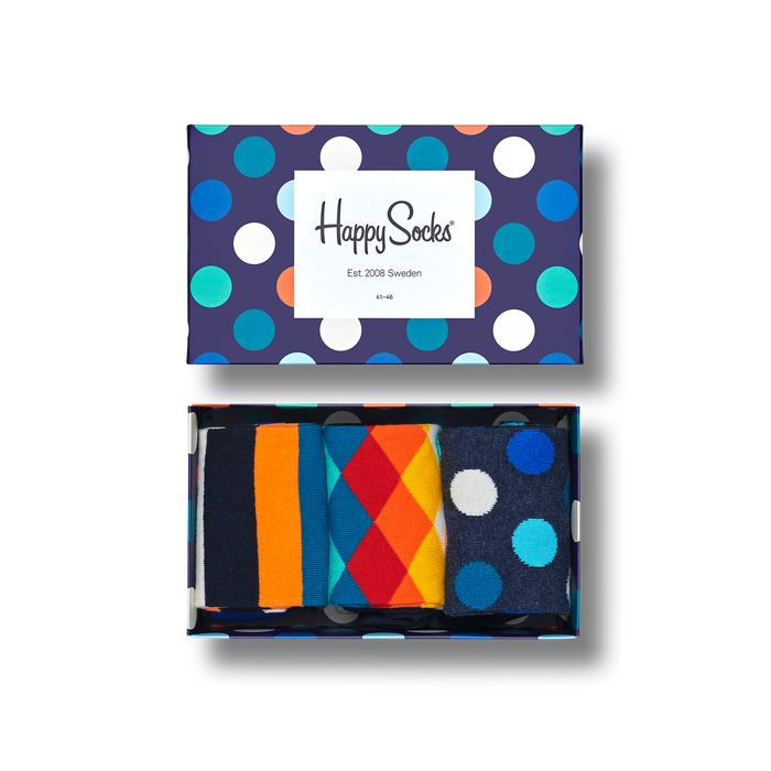 Happy Socks: Gift Set Classic Mix 3pk ML