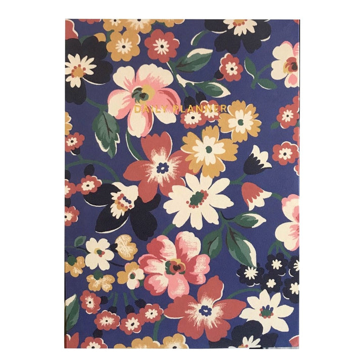 Cath Kidston: A5 Linen Daily Planner Blue Floral