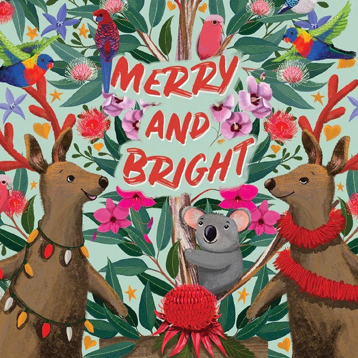 La La Land: Greeting Card Kangaroos Tree
