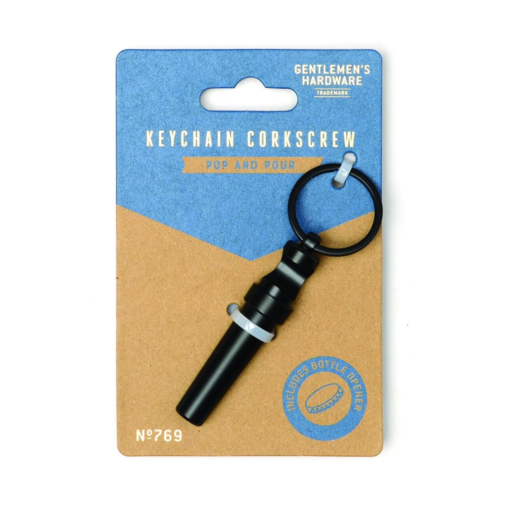 Gentlemen's Hardware: Keychain Corkscrew