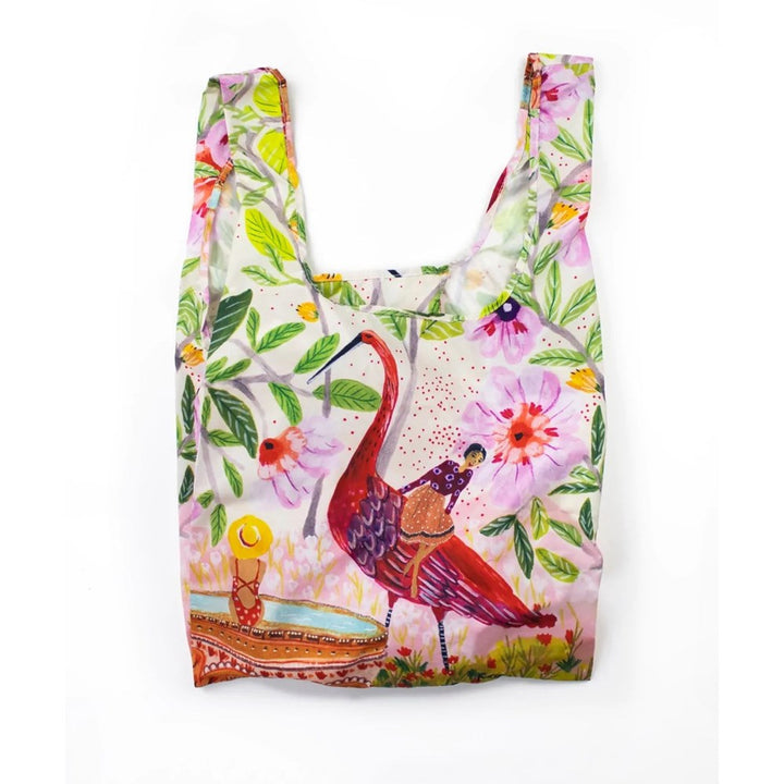 Kind Bag: Reusable Bag Medium Roeqiya Fris Red Bird