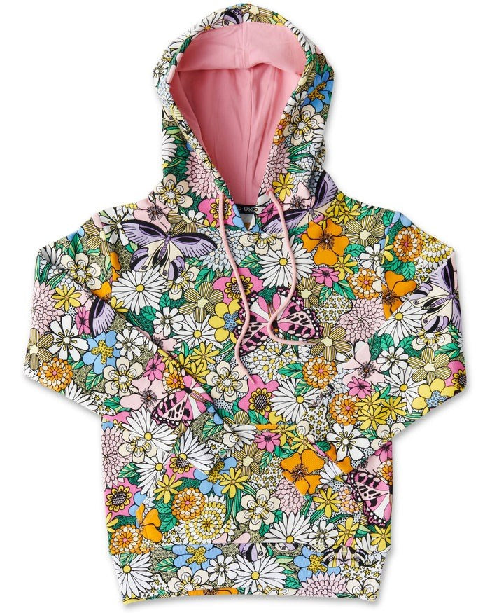 Kip & Co: Bliss Floral Organic Cotton Hoodie