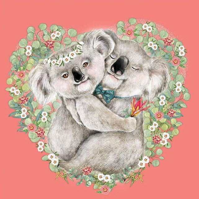 La La Land: Greeting Card Koala Hugs