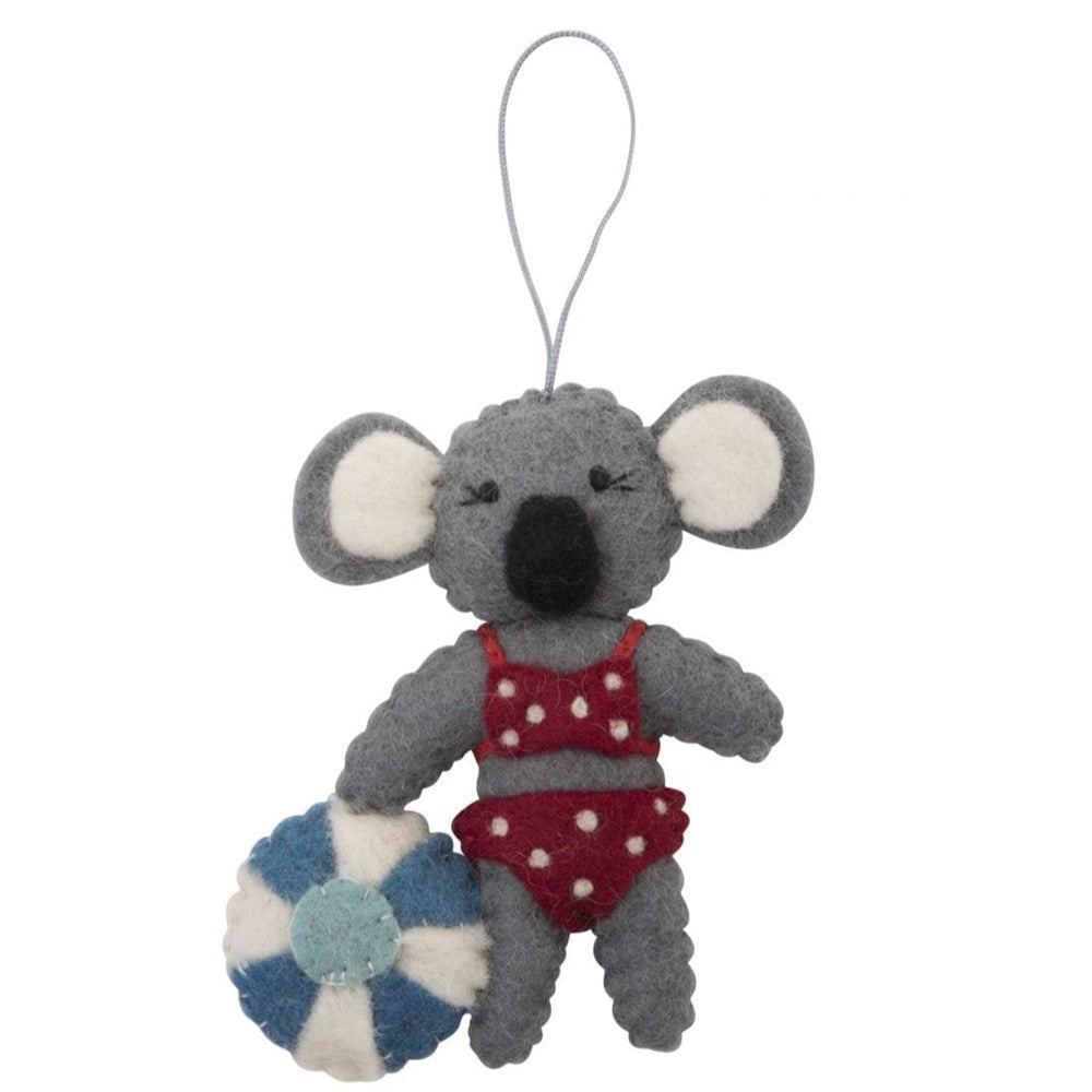 Pashom: Xmas Ornament Koala Beach Ball