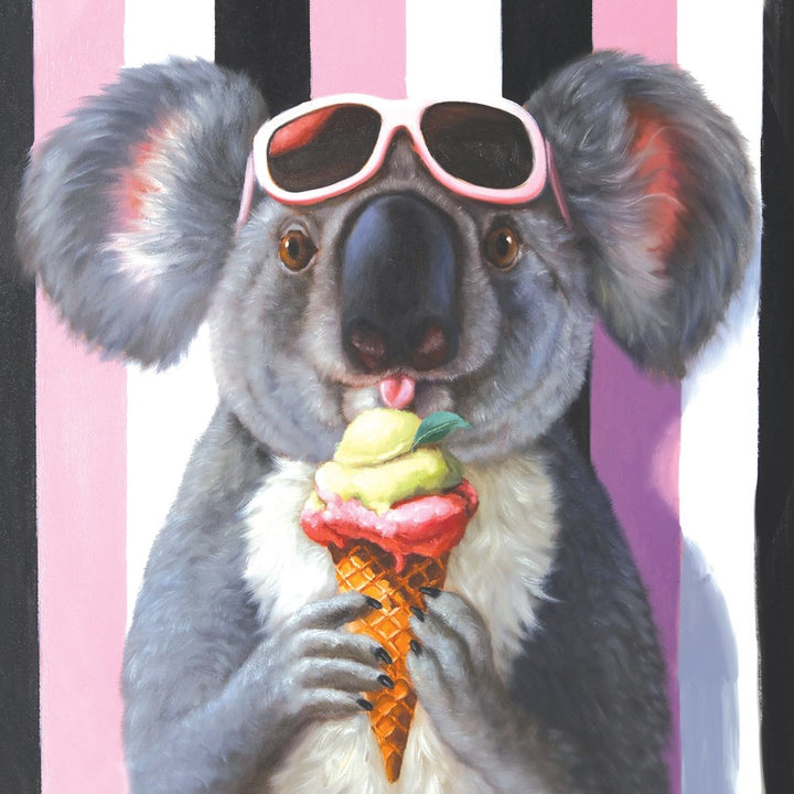 La La Land: Greeting Card Koala Loves Ice Cream