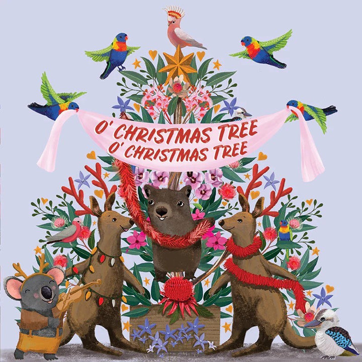 La La Land: Greeting Card Kangaroos And Koala