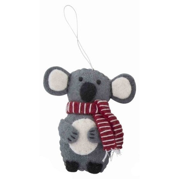 Christmas Ornament Australian Animals Decoration Koala Scarf