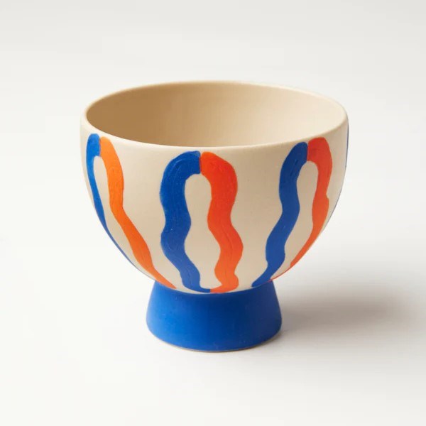 Jones & Co: Loopy Planter Red Blue