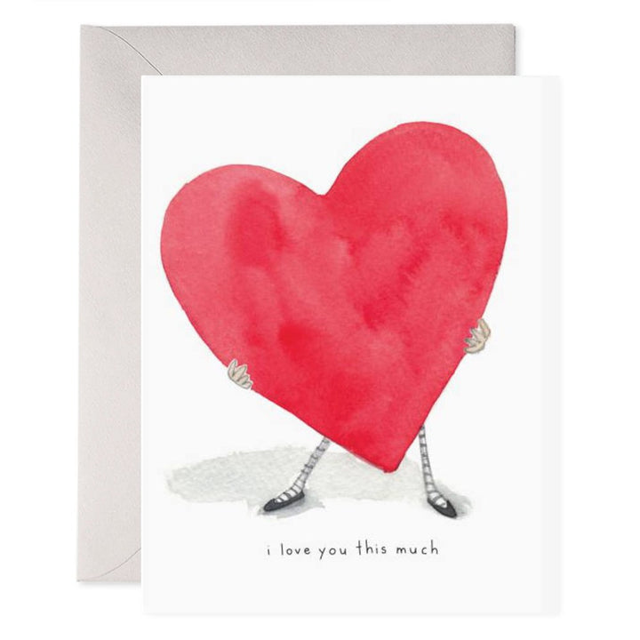 E. Frances Paper: Foil Greeting Card I Love You This Much