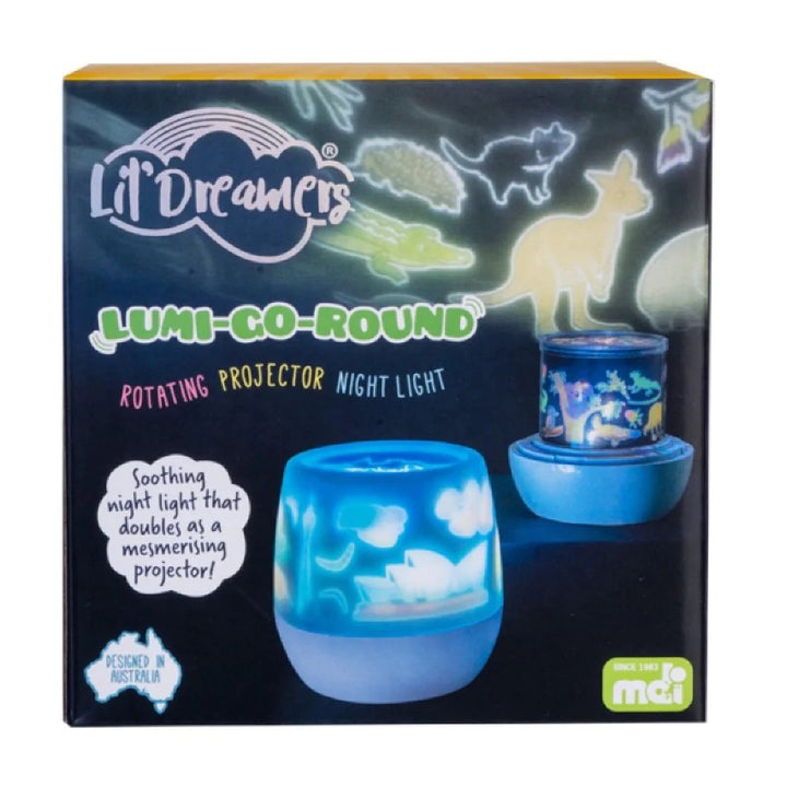 Lil Dreamers Lumi-Go-Round Rotating Projector Light Australiana