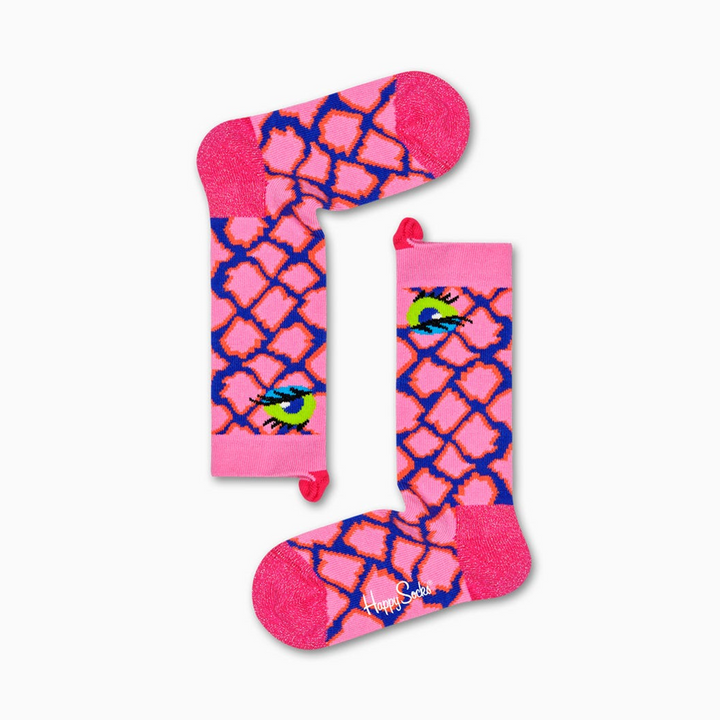 Happy Socks: Kids Snake Knee High Pink