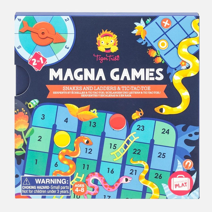 Tiger Tribe: Magna Games Snakes & Ladders and TIC-TAC-TOE