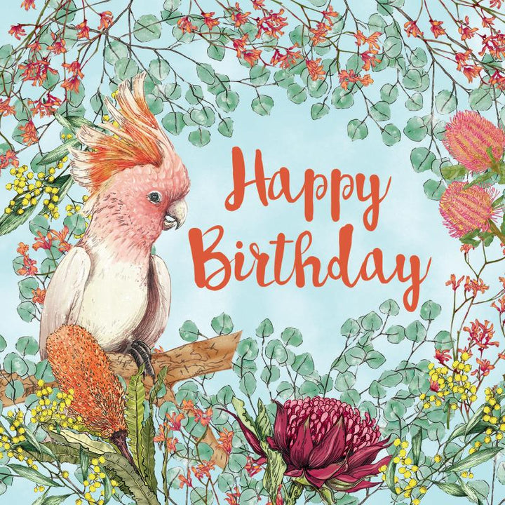 La La Land: Greeting Card Australian Botanical Birthday