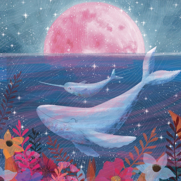 La La Land: Greeting Card Whale and Narwhal