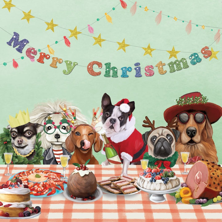 La La Land: Greeting Card Canine Christmas