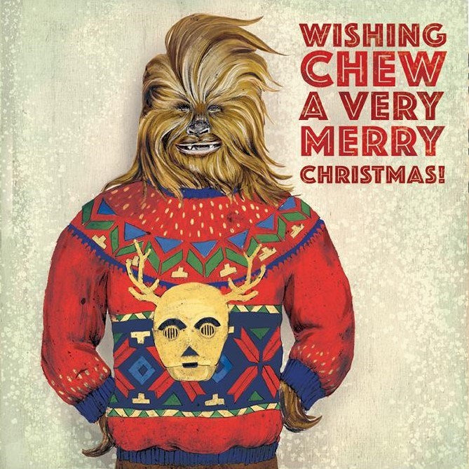 La La Land: Greeting Card Wishing Chew a Merry Christmas