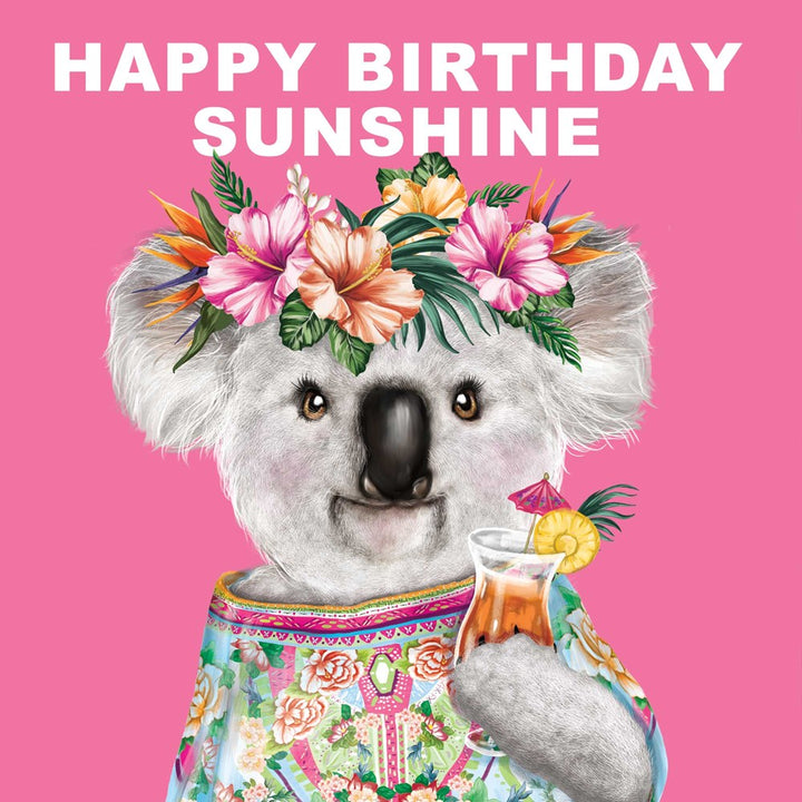 La La Land: Greeting Card Happy Birthday Sunshine Koala