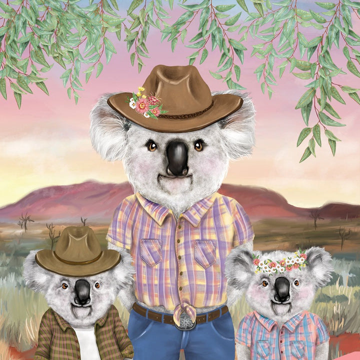 La La Land: Greeting Card Cowboy Koala Mum