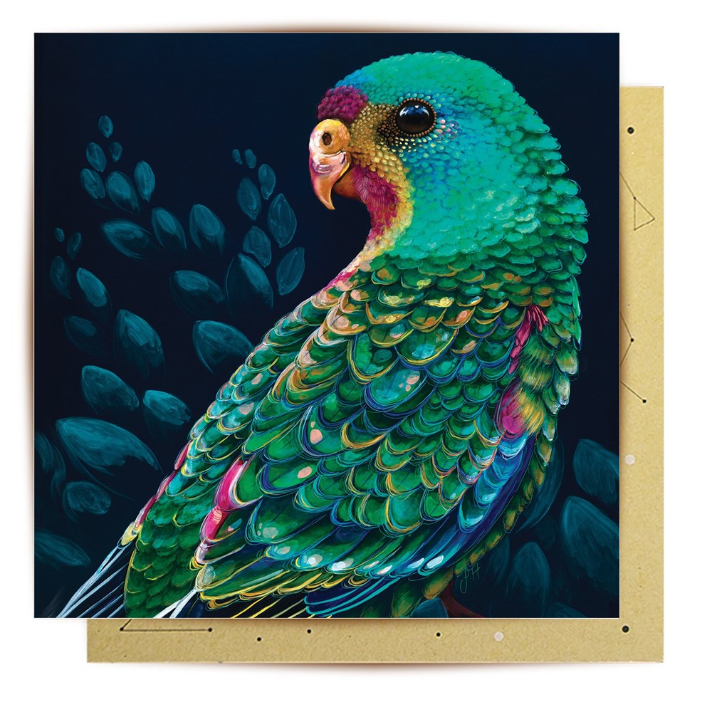 La La Land: Greeting Card Swift Parrot