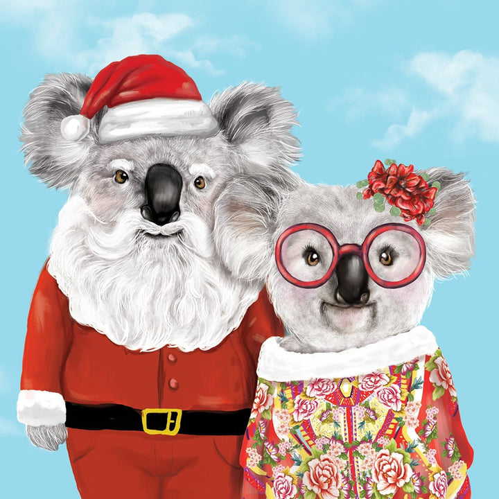 La La Land: Greeting Card Mr & Mrs Claus Koalas