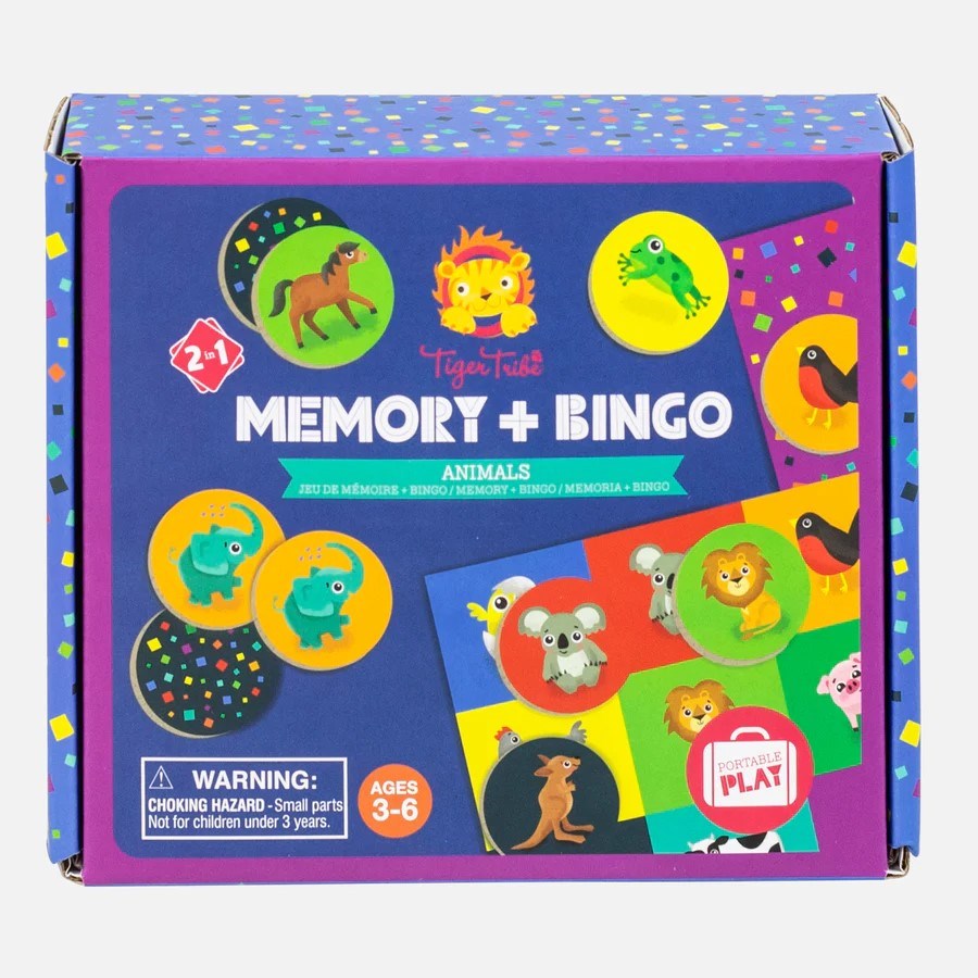 Tiger Tribe: Memory + Bingo Animals