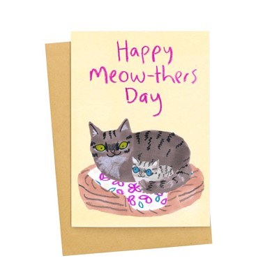 Jo Clark Design: Greeting Card Happy Meow-thers Day