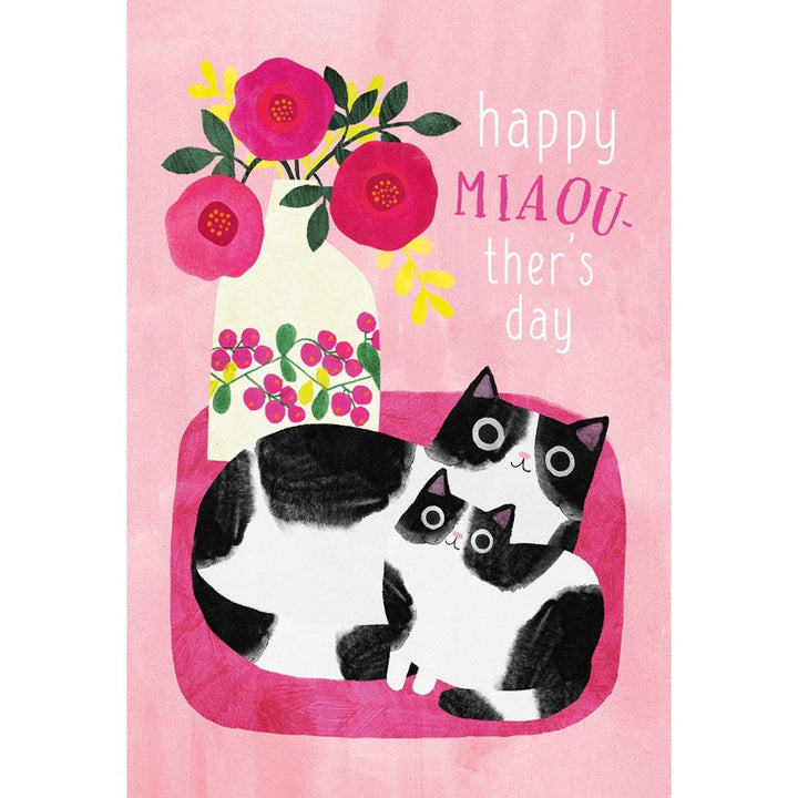 Ohh Deer: Greeting Card Happy Miaou-ther's Day