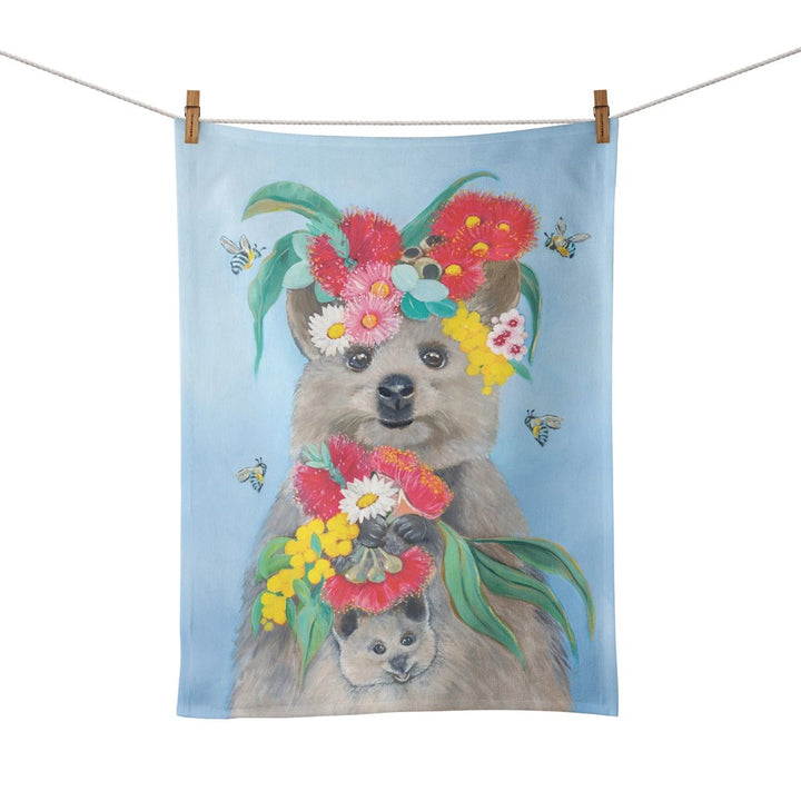 La La Land: Tea Towel Mother Quokka