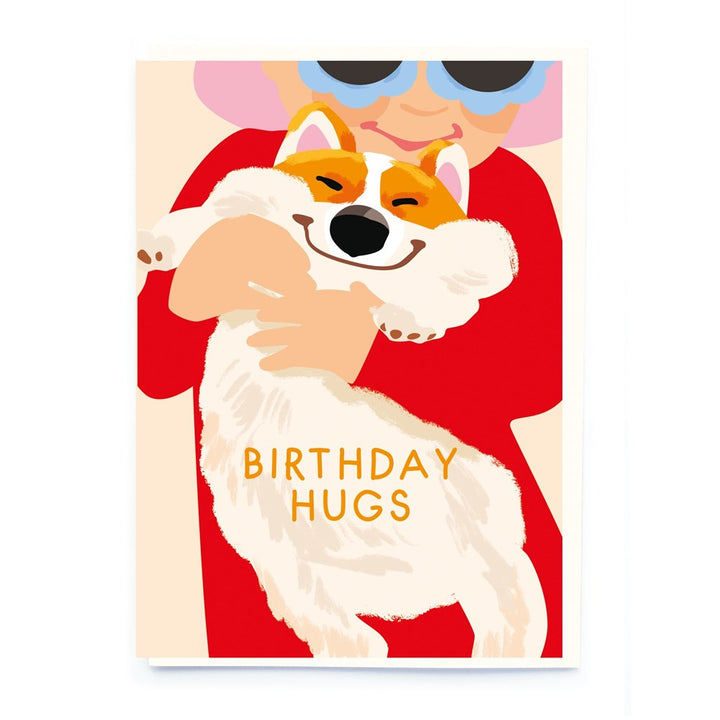 Noi Publishing: Greeting Card Corgi Birthday Hugs