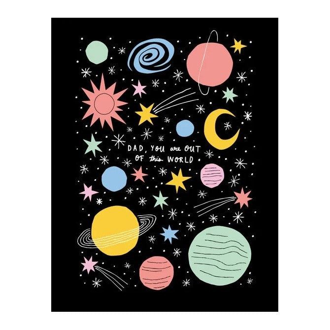 Badger & Burke: Greeting Card Out Of This World Dad