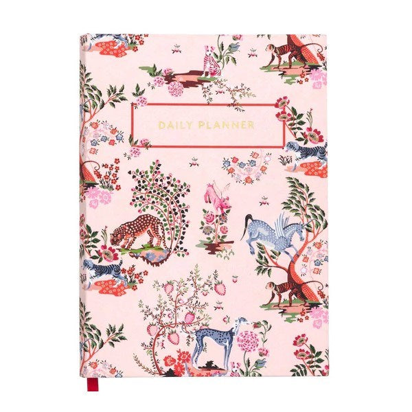 Cath Kidston: A5 Linen Daily Planner Painted Kingdom