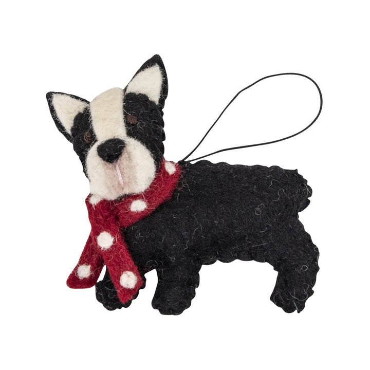 Pashom: Xmas Ornament French Bulldog Black