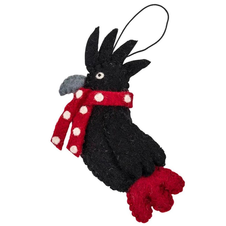 Pashom: Xmas Ornament Australian Animals Black Cockatoo