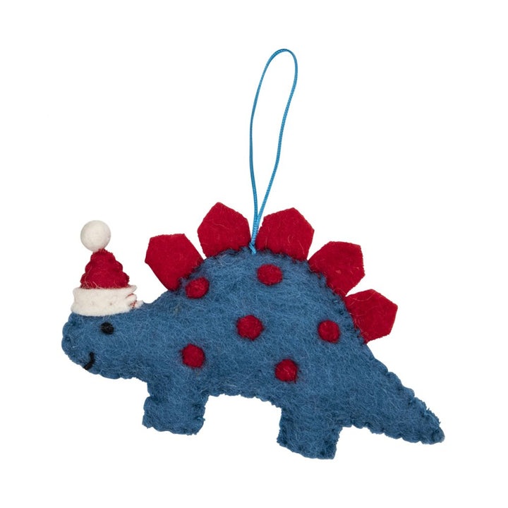 Pashom: Xmas Ornament Stegosaurus Blue