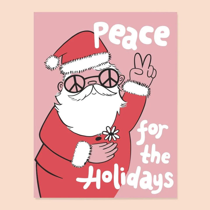 The Good Twin: Greeting Card Christmas Peace Santa