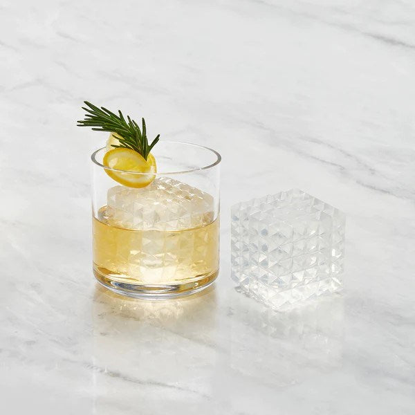 Peak: Cocktail Ice Cube Cubic Charcoal