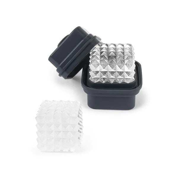 Peak: Cocktail Ice Cube Cubic Charcoal