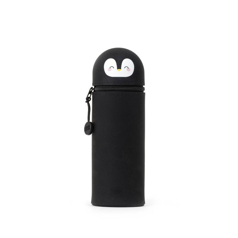 Legami: Kawaii 2 in 1 Soft Silicone Pencil Case Penguin