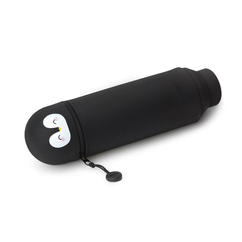 Legami: Kawaii 2 in 1 Soft Silicone Pencil Case Penguin