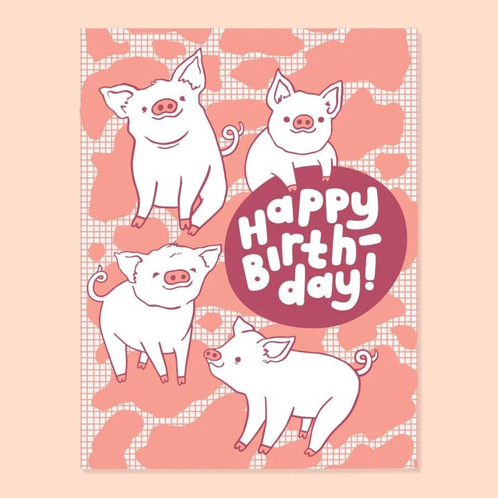 The Good Twin: Greeting Card Piggy Bday