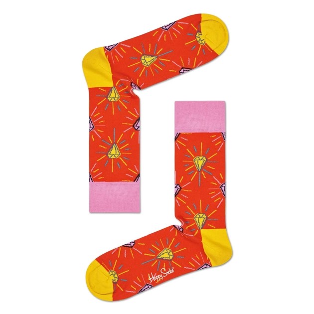 Happy Socks: Orange Pink Panther Diamond