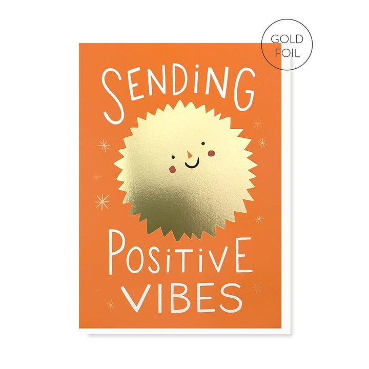 Stormy Knight: Greeting Card Positive Vibes Shiny Things