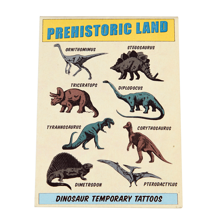 Rex London: Temporary Tattoos Prehistoric