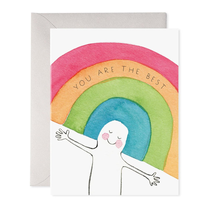 E. Frances Paper: Greeting Card Rainbow Head