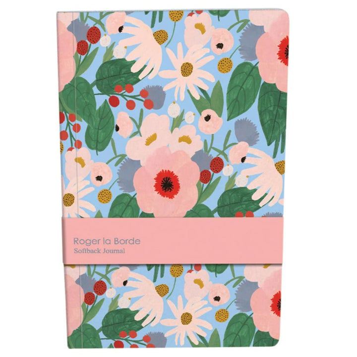 Roger la Borde: A5 Softback Journal Notebook Flowers