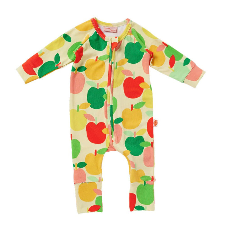 Halcyon Nights: Long Sleeve Romper A Is For Apple Baby