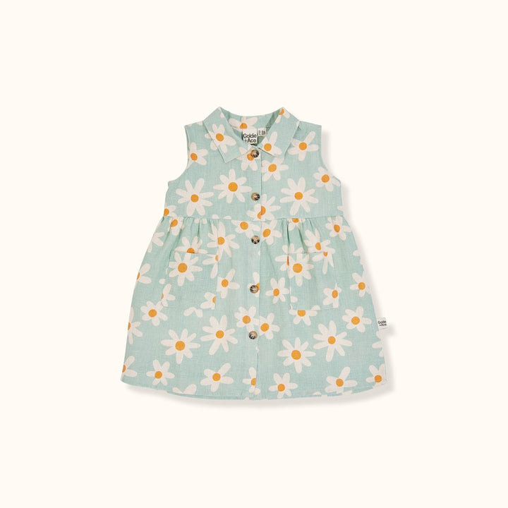 Goldie + Ace: Rudy Linen Dress Ditzy Daisy