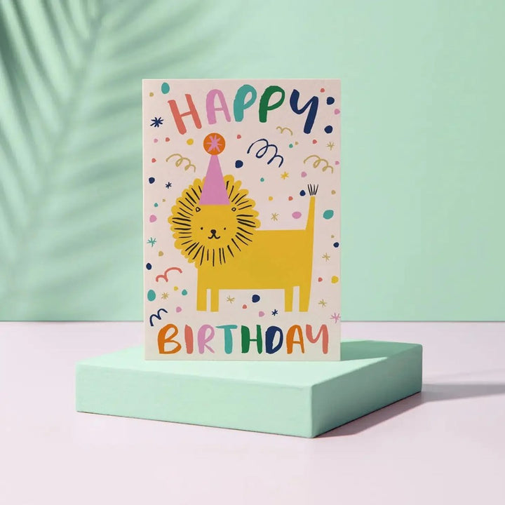 Rumble Cards: Greeting Card Birthday Lion
